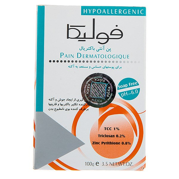 پن آنتی باکتریال فولیکا مقدار 100 گرم