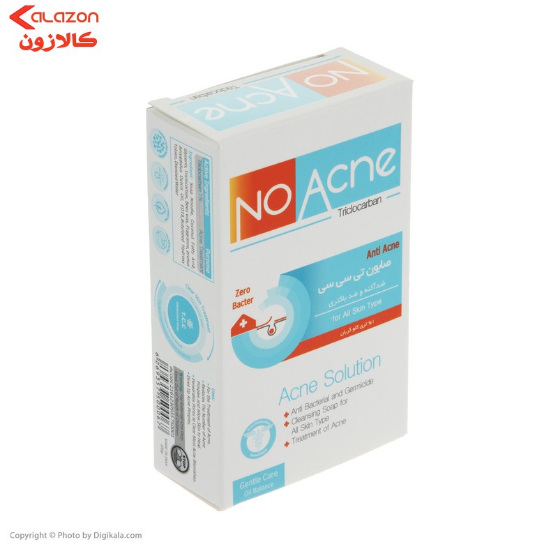صابون شستشو نو آکنه مدل تی سی سی وزن 100 گرم