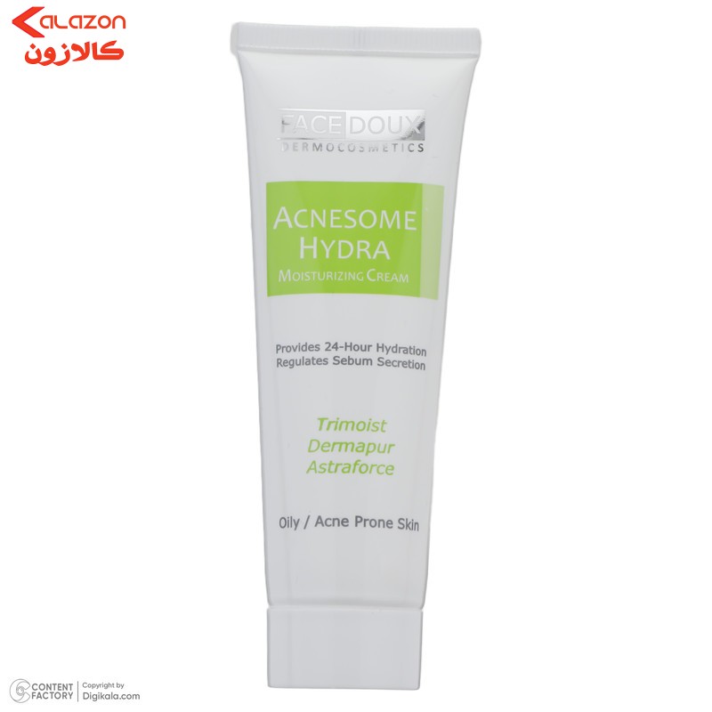 کرم مرطوب‌کننده فیس دوکس سری Acnesome مدل HYDRA حجم 50 میلی‌لیتر