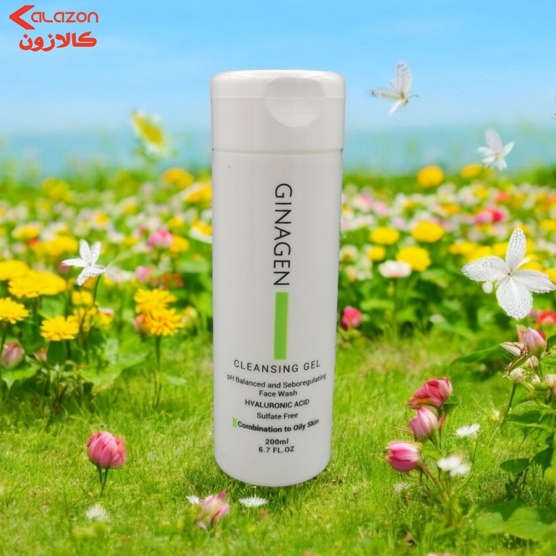 ژل شستشو صورت ژیناژن مدل Anti Imperfection مناسب پوست های چرب حجم 200 میلی لیتر مجموعه 1 عددی