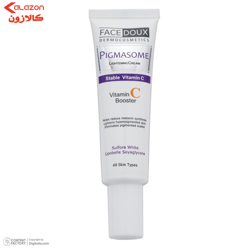 کرم ضد لک فیس دوکس مدل vitaminC مناسب انواع پوست حجم 30 میلی لیتر