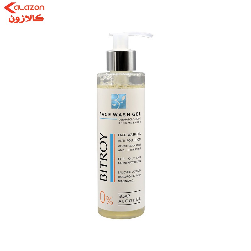 ژل شستشو صورت بیتروی مدل حاوی سالسیلیک اسید حجم 200 میلی لیتر