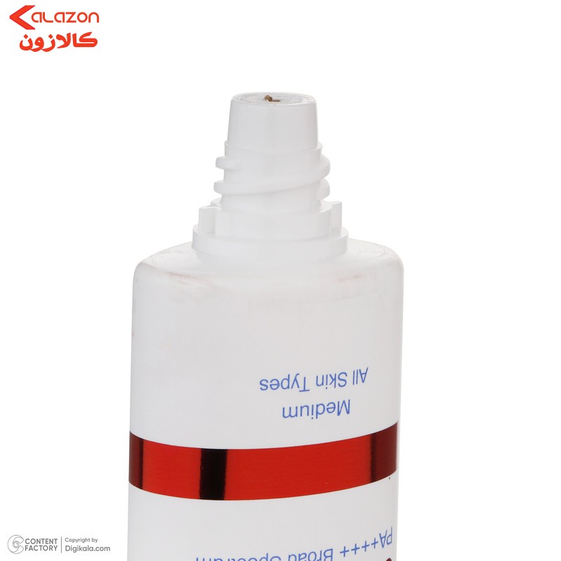 فلوئید ضد آفتاب رنگی ساین اسکین SPF 50 مدل Syn shield مناسب انواع پوست وزن 50 گرم