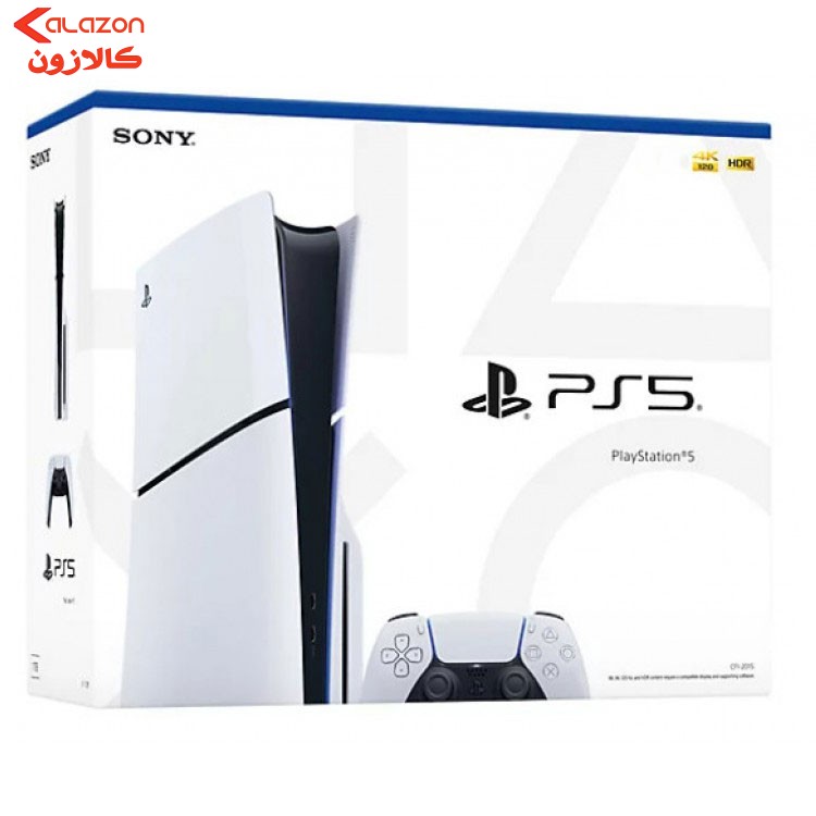 کنسول بازی سونی مدل PlayStation 5 Slim ظرفیت یک ترابایت ریجن 2016A اروپا به همراه دسته اضافی