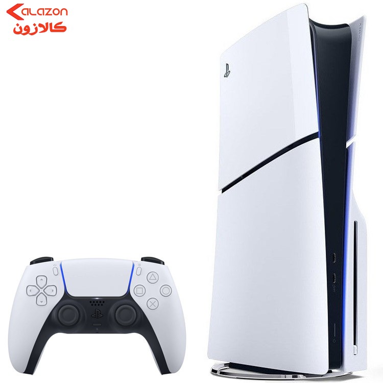 کنسول بازی سونی مدل PlayStation 5 Slim ظرفیت یک ترابایت ریجن 2000 آسیا به همراه دسته اضافی و پایه شارژر