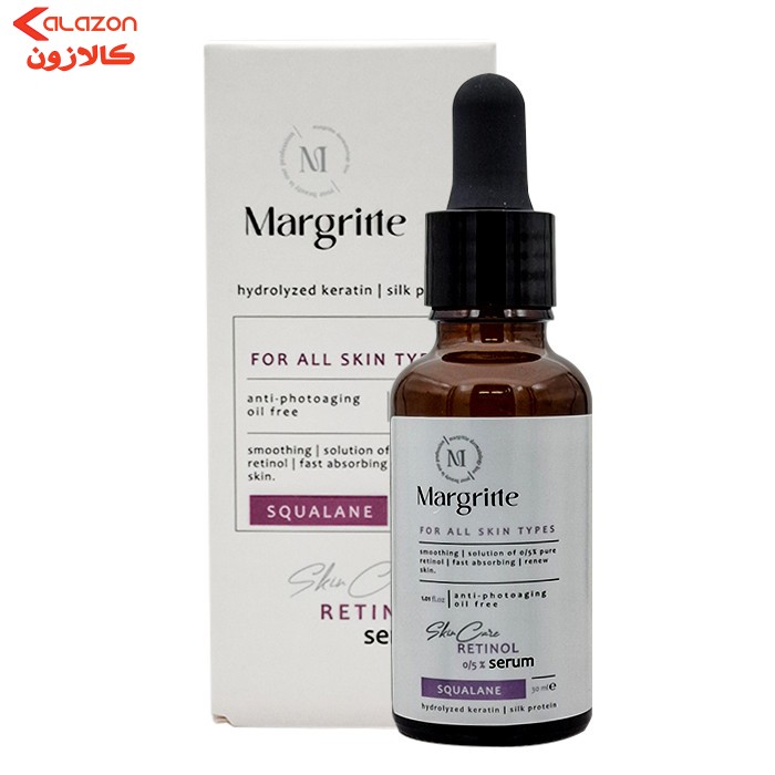 سرم سفت کننده و لیفتینگ مارگریت مدل رتینول حجم 30 میلی لیتر