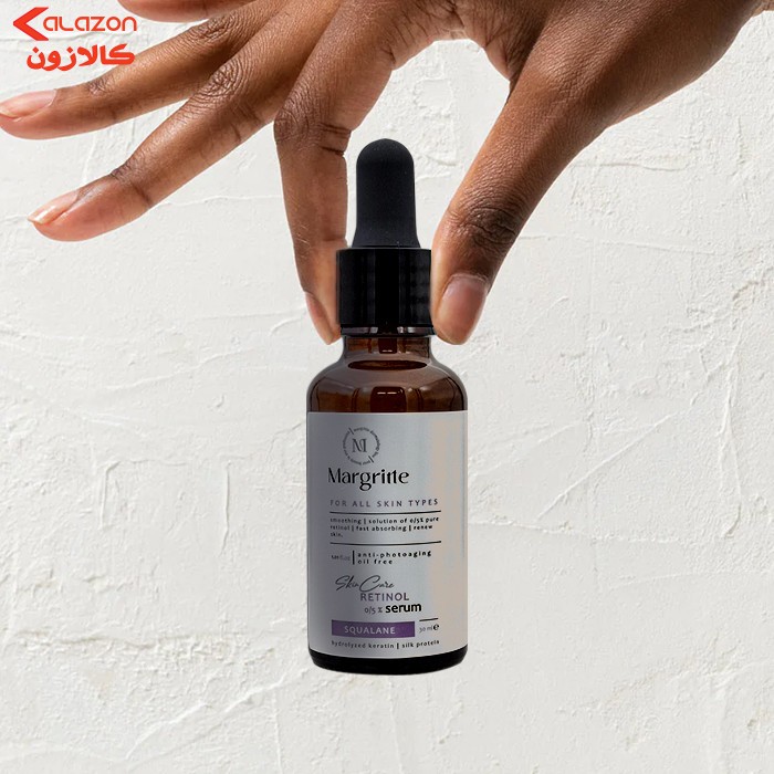 سرم سفت کننده و لیفتینگ مارگریت مدل رتینول حجم 30 میلی لیتر
