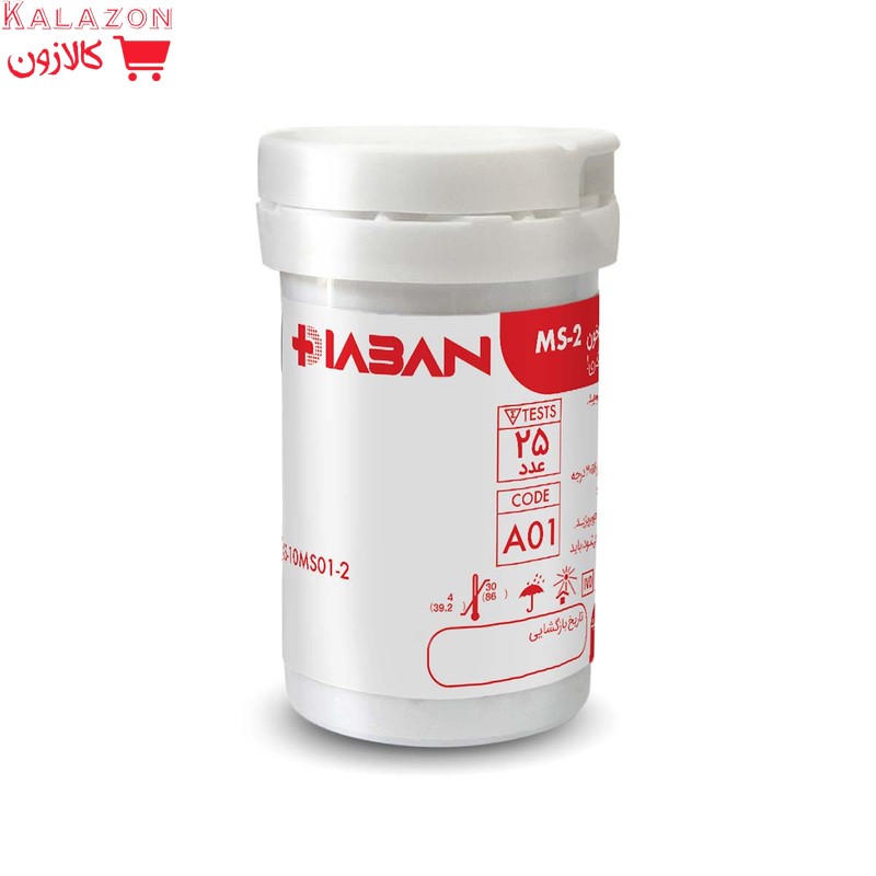 دستگاه تست قند خون دیابان مدل SMM 1000 به همراه نوار تست قند خون بسته 25 عددی