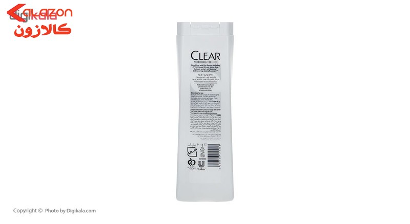 شامپو مو ضد شوره کلییر مدل Soft And Shiny حجم 400 میلی لیتر