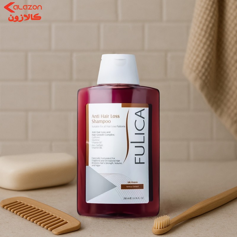 شامپو تقویت‌کننده و ضد ریزش مو فولیکا مدل 01 حجم 200 میلی‌لیتر بسته 1عددی