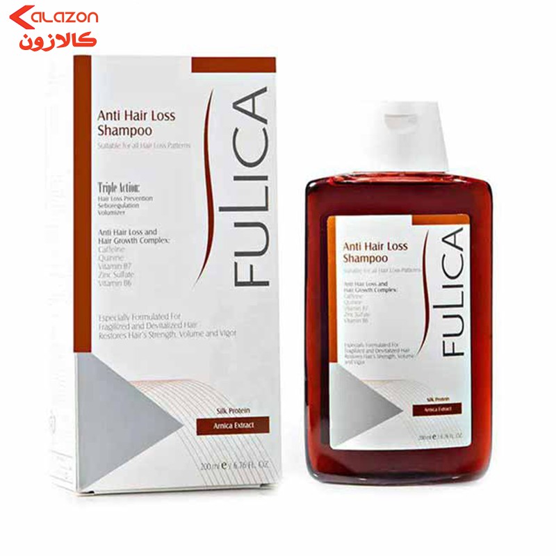 شامپو تقویت‌کننده و ضد ریزش مو فولیکا مدل 01 حجم 200 میلی‌لیتر بسته 1عددی