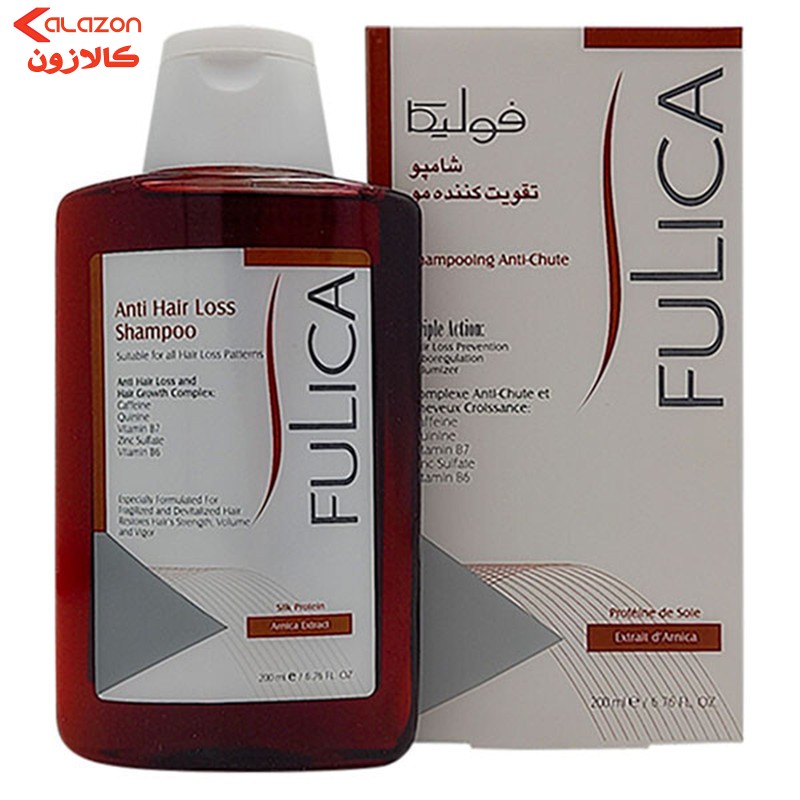 شامپو تقویت‌کننده و ضد ریزش مو فولیکا مدل 01 حجم 200 میلی‌لیتر بسته 1عددی