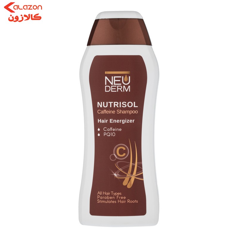 شامپو ضد ریزش مو نئودرم مدل Nutrisol مناسب برای انواع مو حجم 300 میلی‌لیتر