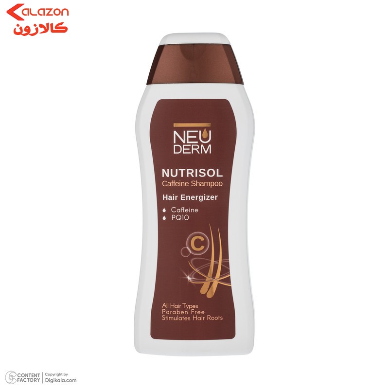 شامپو ضد ریزش مو نئودرم مدل Nutrisol مناسب برای انواع مو حجم 300 میلی‌لیتر