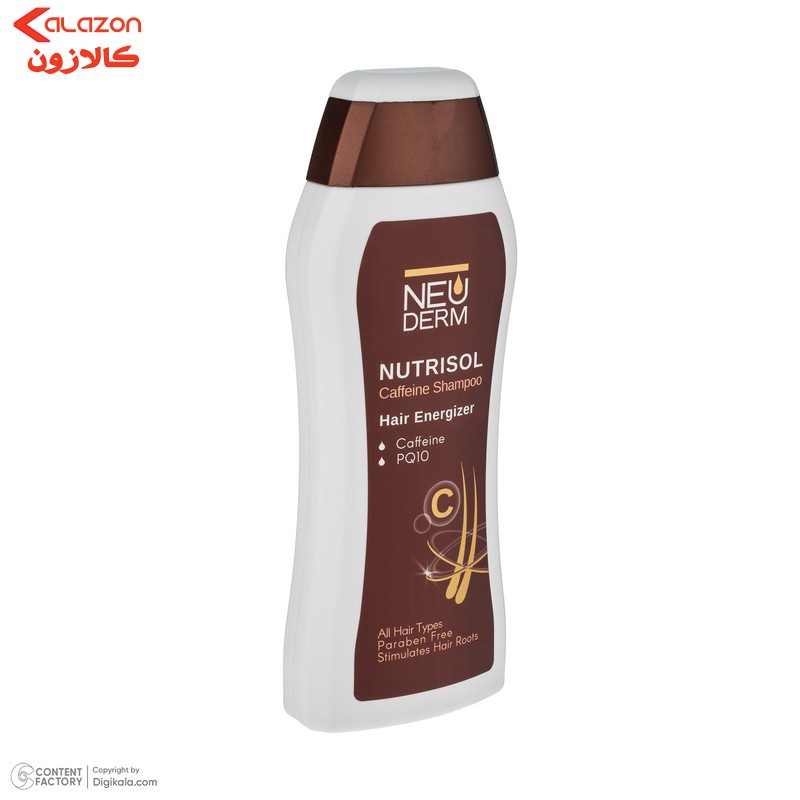 شامپو ضد ریزش مو نئودرم مدل Nutrisol مناسب برای انواع مو حجم 300 میلی‌لیتر