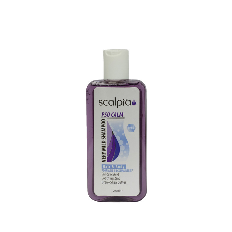 شامپو مو اسکالپیا مدل pso calm حجم 200 میلی لیتر