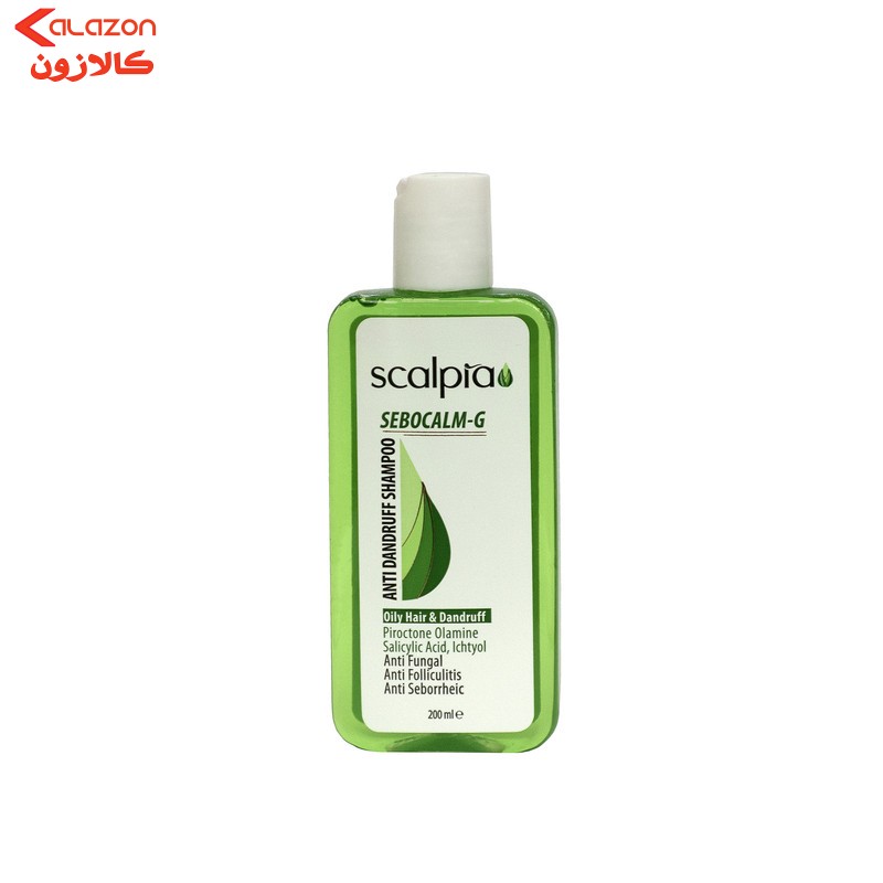 شامپو ضد شوره مو اسکالپیا مدل SEBUCALM-G حجم 200 میلی‌لیتر
