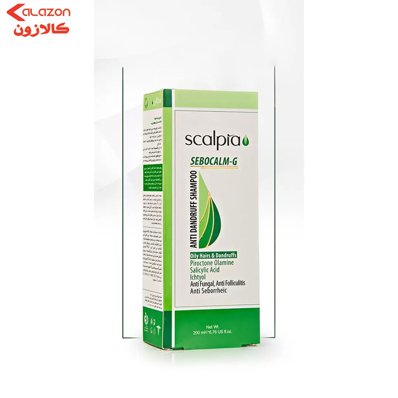 شامپو ضد شوره مو اسکالپیا مدل SEBUCALM-G حجم 200 میلی‌لیتر
