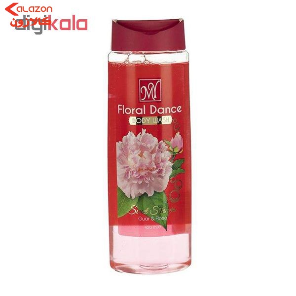 شامپو بدن مای سری Floral Dance مدل Guar & Rose حجم 420 میلی لیتر