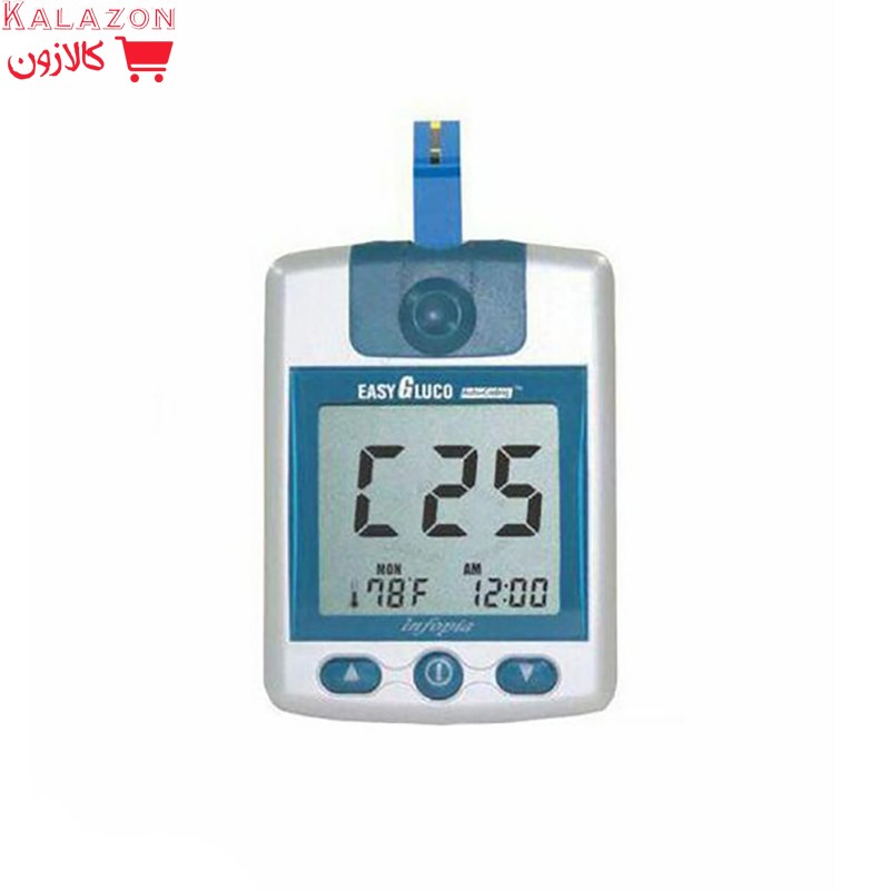 نوار دستگاه تست قند خون ایزی گلوکو مدل اتوکدینگ بسته 50 عددی