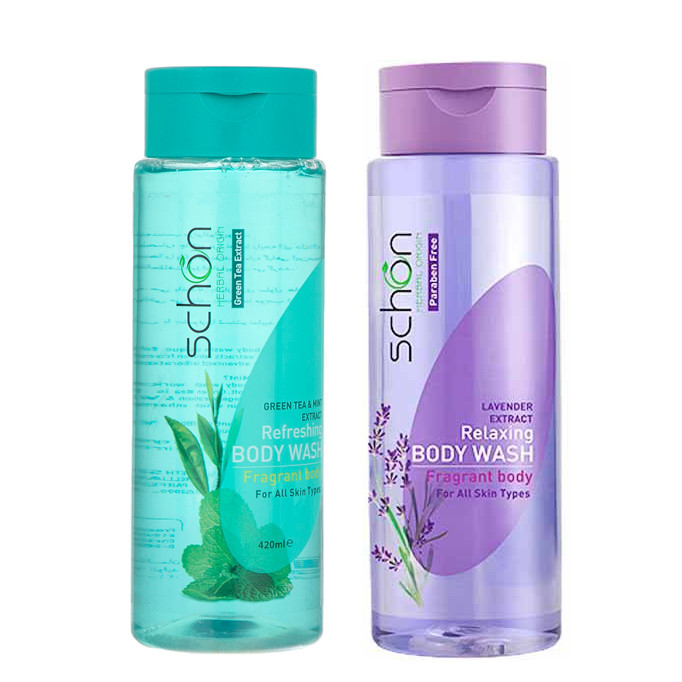 شامپو بدن شون مدل اسطوخودوس حجم 420 میلی لیتر