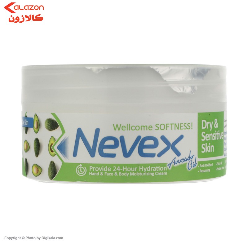 کرم مرطوب کننده نوکس مدل آووکادو و آلوئه ورا حجم 200 میلی لیتر