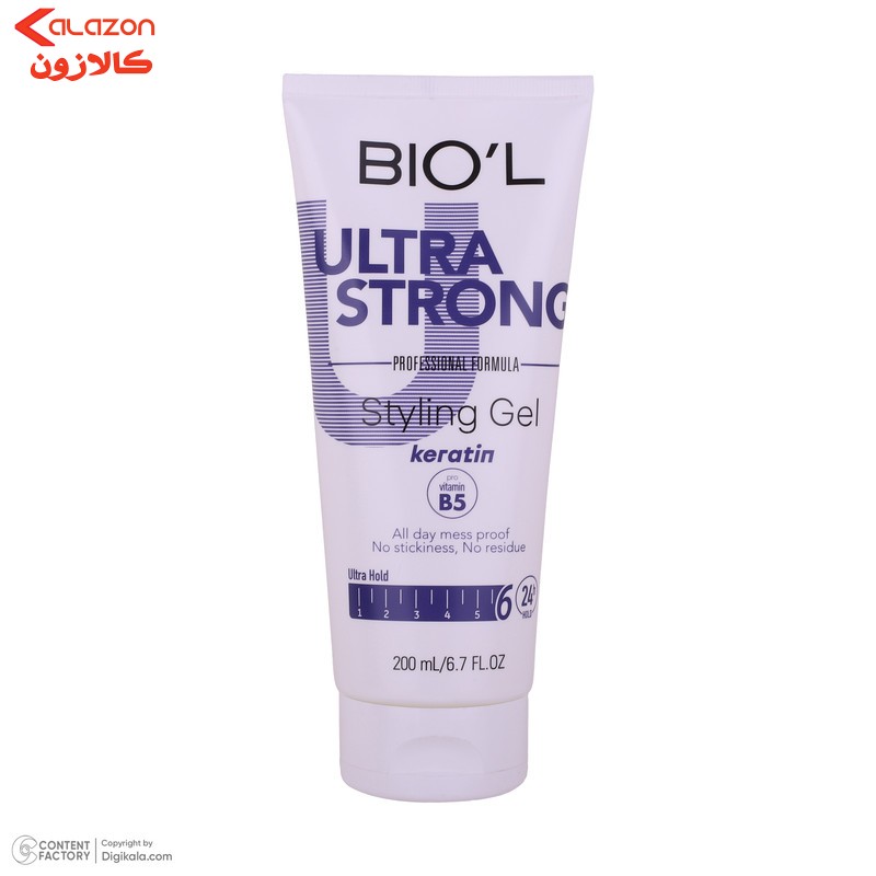 ژل حالت دهنده مو بیول مدل ULTRA STRONG حجم 200 میلی لیتر