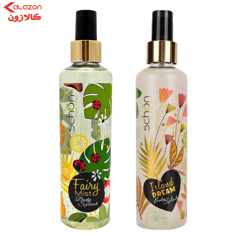 بادی اسپلش زنانه شون مدل Island Dream حجم 220 میلی لیتر به همراه بادی اسپلش زنانه شون مدل Fairy Mist حجم 220 میلی لیتر