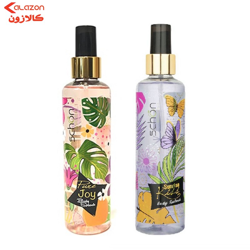 بادی اسپلش زنانه شون مدل Pure Joy حجم 220 میلی لیتر به همراه بادی اسپلش زنانه شون مدل Sunrise Kiss حجم 220 میلی لیتر