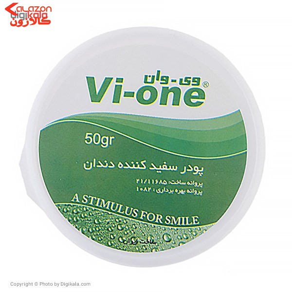 پودر سفید کننده دندان وی وان مدل Mint وزن 50 گرم