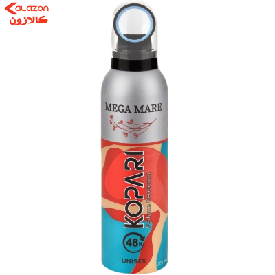 اسپری خوشبو کننده بدن یونی سکس mega mare کی کوپاری 200 میلی