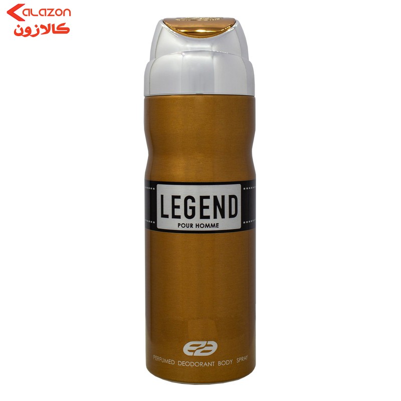 ادو پرفیوم مردانه عماد آرا مدل LEGEND حجم 100 میلی لیتر به همراه اسپری عمادآرا مدل LEGEND حجم 200 میلی لیتر