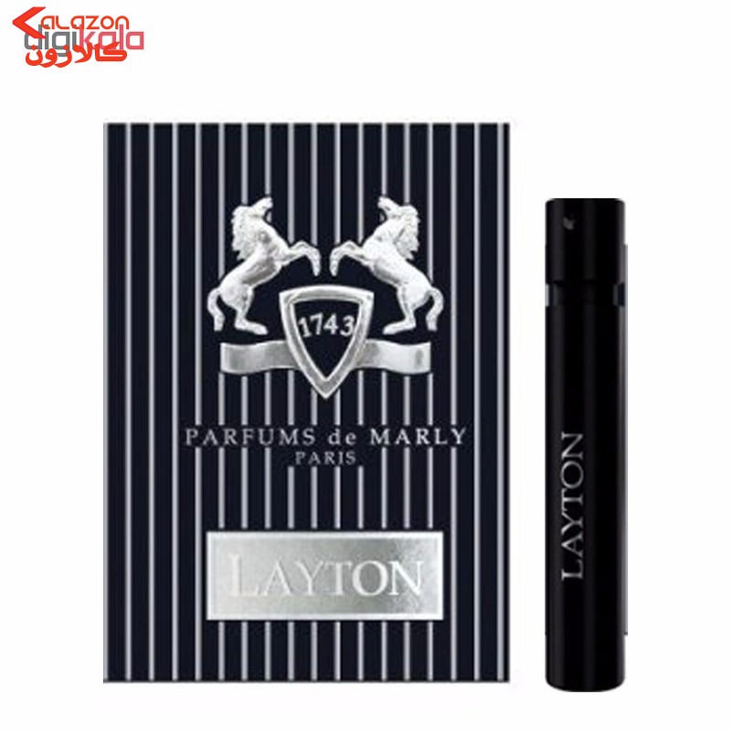 عطر جیبی دو مارلی مدل Layton پرفیوم حجم 1.2 میلی لیتر بسته 3 عددی