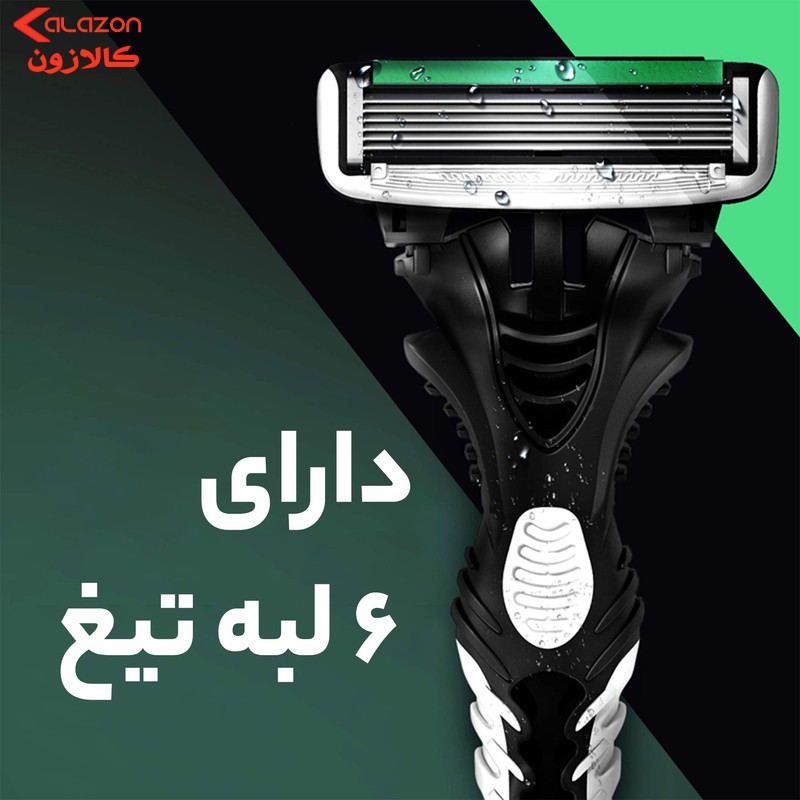 خودتراش دورکو مدل Pace 6 Disposable تحت لیسانس بسته 3 عددی