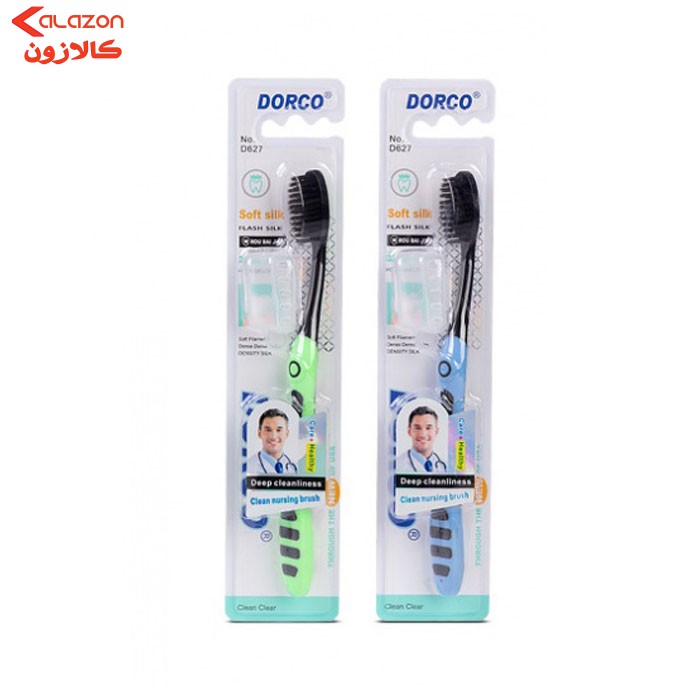 مسواک دورکو مدل ذغالی با برس نرم