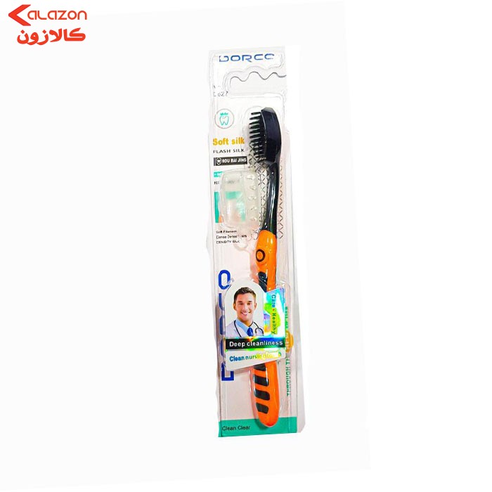 مسواک دورکو مدل ذغالی با برس نرم