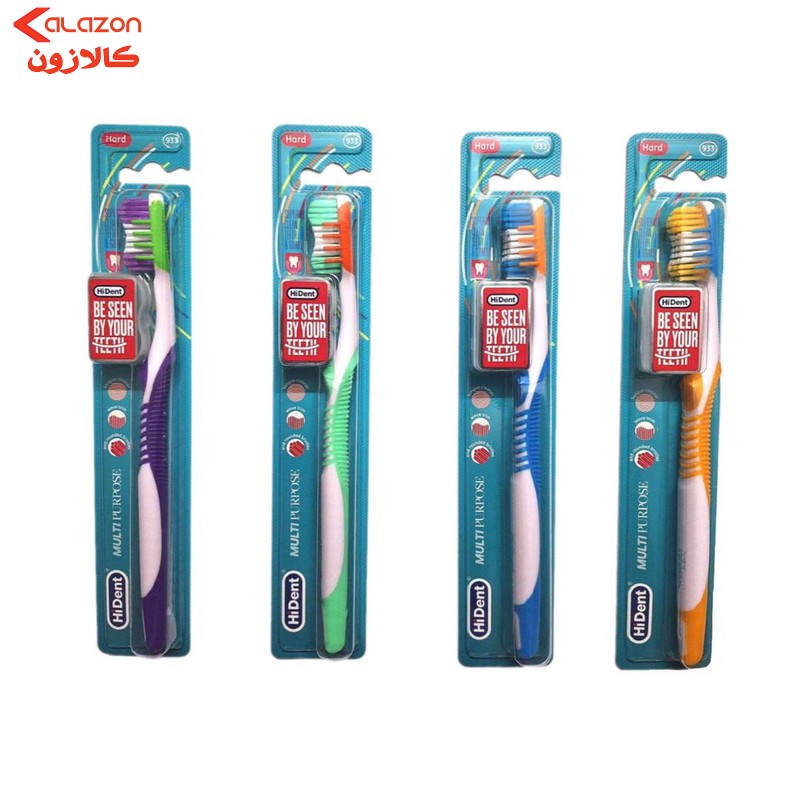 مسواک های دنت مدل 933 با برس سخت مجموعه 1 عددی