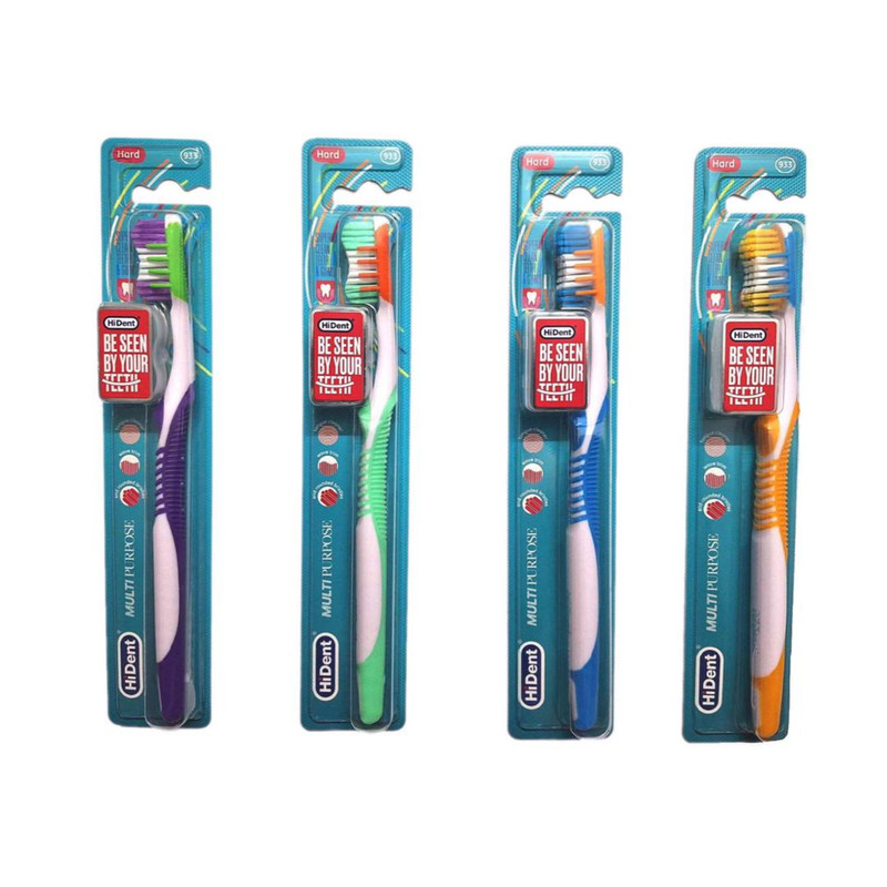 مسواک های دنت مدل 933 با برس سخت مجموعه 1 عددی