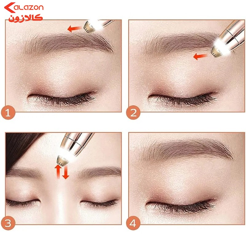 موزن بینی و ابرو مدل 18K-GOLD