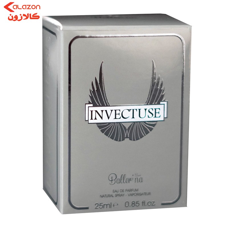 عطرجیبی مردانه بالرینا مدل Invectuse حجم 25 میلی لیتر